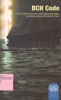 BCH Code, Code for the Construction and Equipment of Ships Carrying Dangerous Chemicals in Bulk