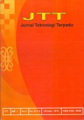 JTT - Jurnal Teknologi Terpadu. Vol. 3 No. 2