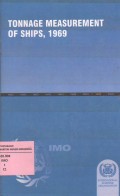 Tonnage Measurement of Ships, 1969